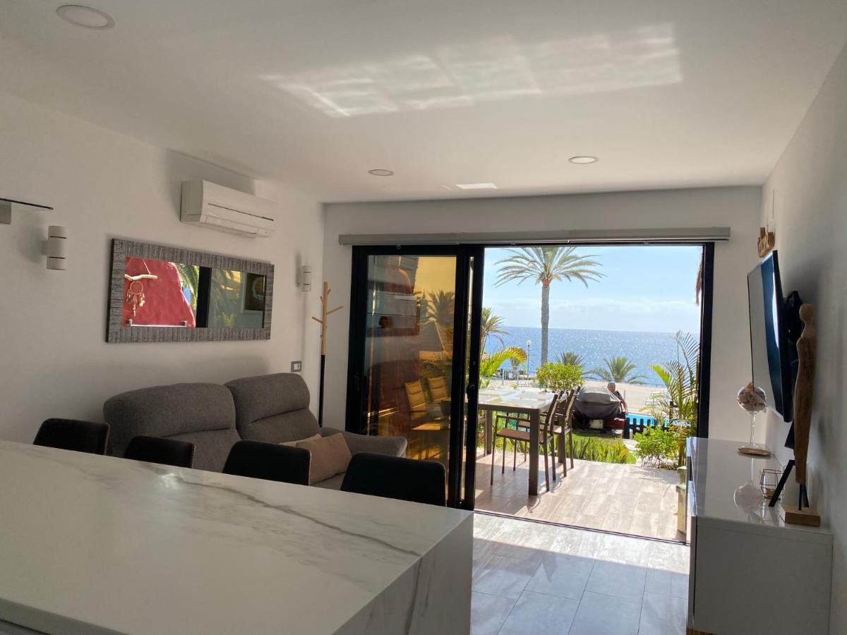 First Beachline Deluxe With Garden And Terrasse In Sun Club San Bartolomé Eksteriør billede