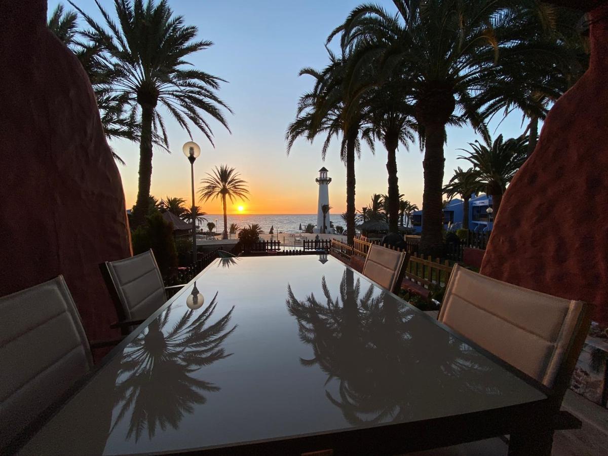 First Beachline Deluxe With Garden And Terrasse In Sun Club San Bartolomé Eksteriør billede